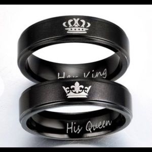 KING SIZE 10 TITANIUM WEDDING RING